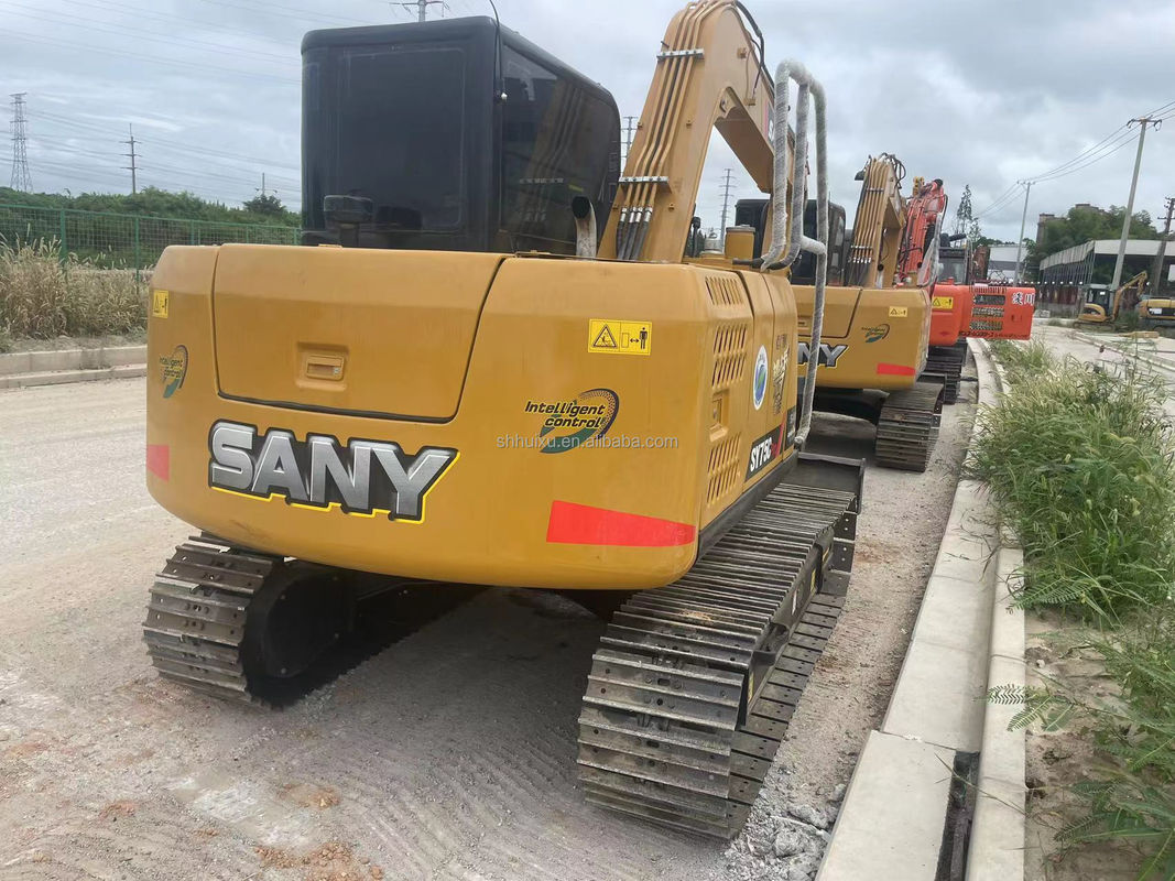 7.5 тонн Использованный экскаватор Sany Вторая рука Sany Crawler Excavator Sany75