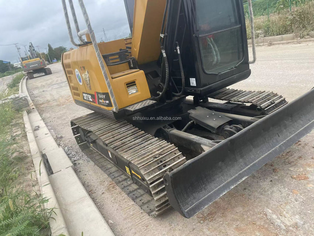 7.5 тонн Использованный экскаватор Sany Вторая рука Sany Crawler Excavator Sany75