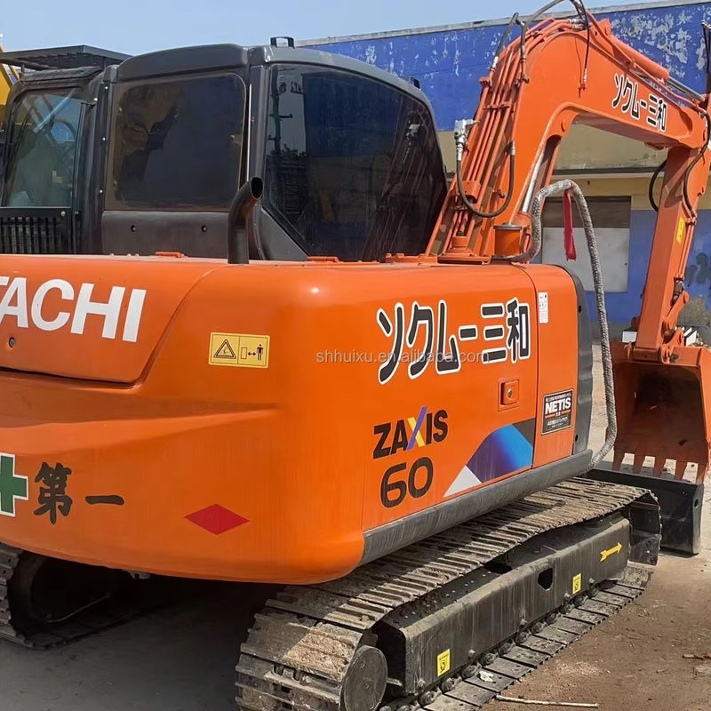 6000KG Zx60 Использованный экскаватор Hitachi Оригинальный цвет Использованный мини экскаватор Hitachi