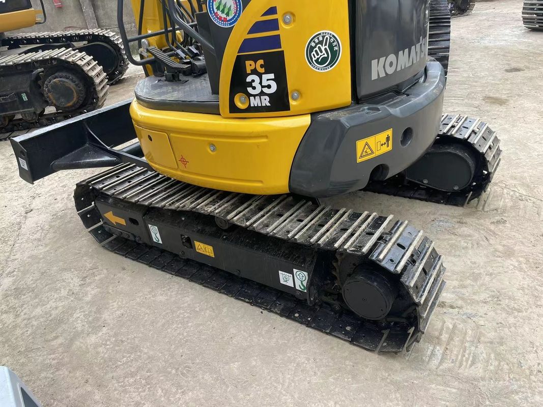 Использованный Komatsu PC35MR мини экскаватор строительная машина мини ползучий экскаватор использованный komatsupc35 горячая продажа