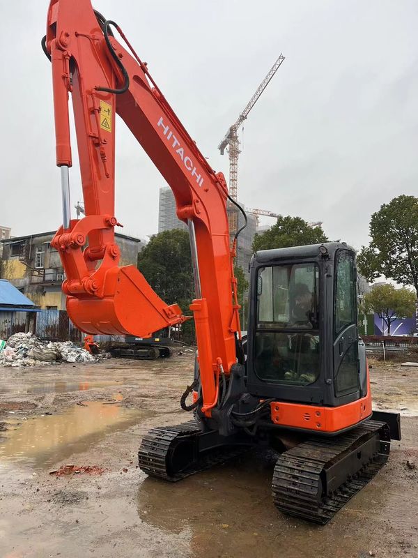 5500кг Подержанный мини экскаватор Hitachi Zx50u Подержанный экскаватор Оригинальный цвет