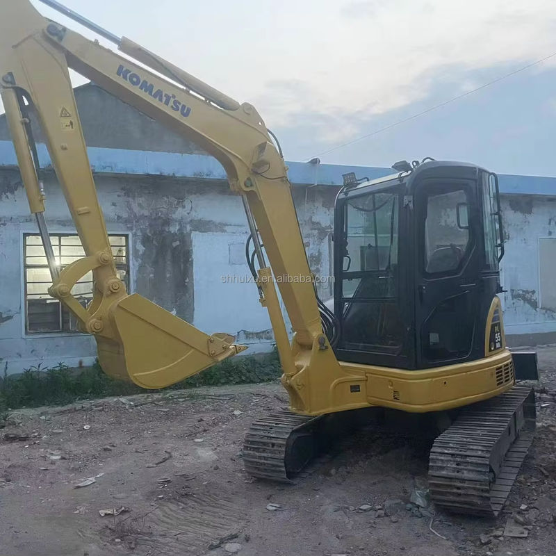100%Япония подержанные экскаваторы Komatsu PC55 низкая цена подержанный экскаватор Komatsu pc55 в продаже