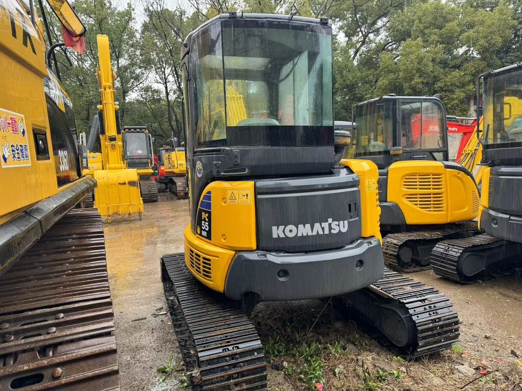 Использованные мини-экскаваторы Komatsu PC55MR Использованные мини-экскаваторы Komatsu 5T