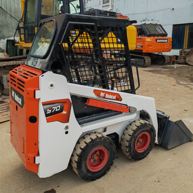 Мультифункциональный подержанный погрузчик с подвижной рукой BOBCAT S70 Doosan Bobcat 1 тонны подержанные мини-погрузчики