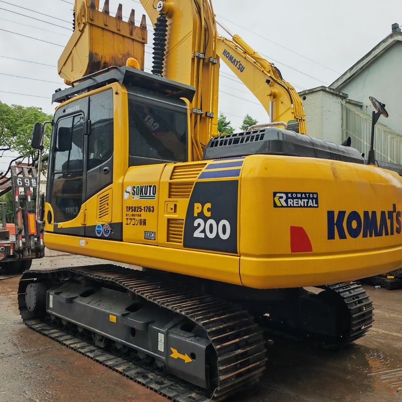 Новый 90% использованный экскаватор Komatsu pc200-8 заводская цена на складе лучшее качество подержанная строительная техника