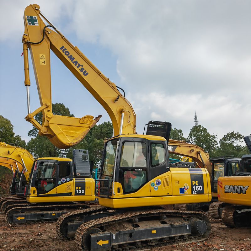 Использованный экскаватор Komatsu pc160 для строительства горной промышленности лучшая цена продажи С сертификатом CE/EPA на складе