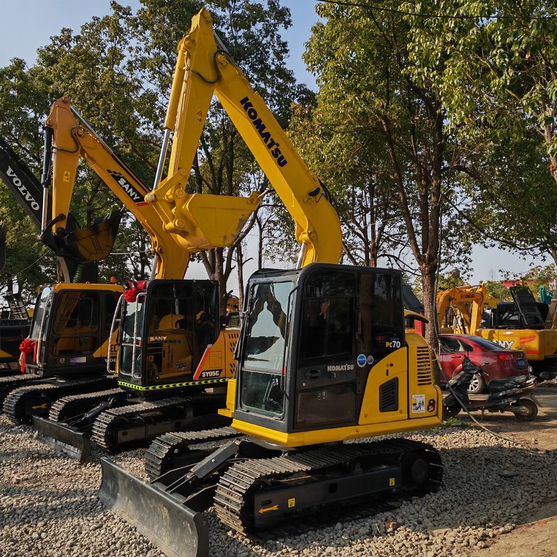 Низкий рабочий день использованный экскаватор komatsu pc70-8/высокомощный использованный экскаватор Komatsu pc70-8