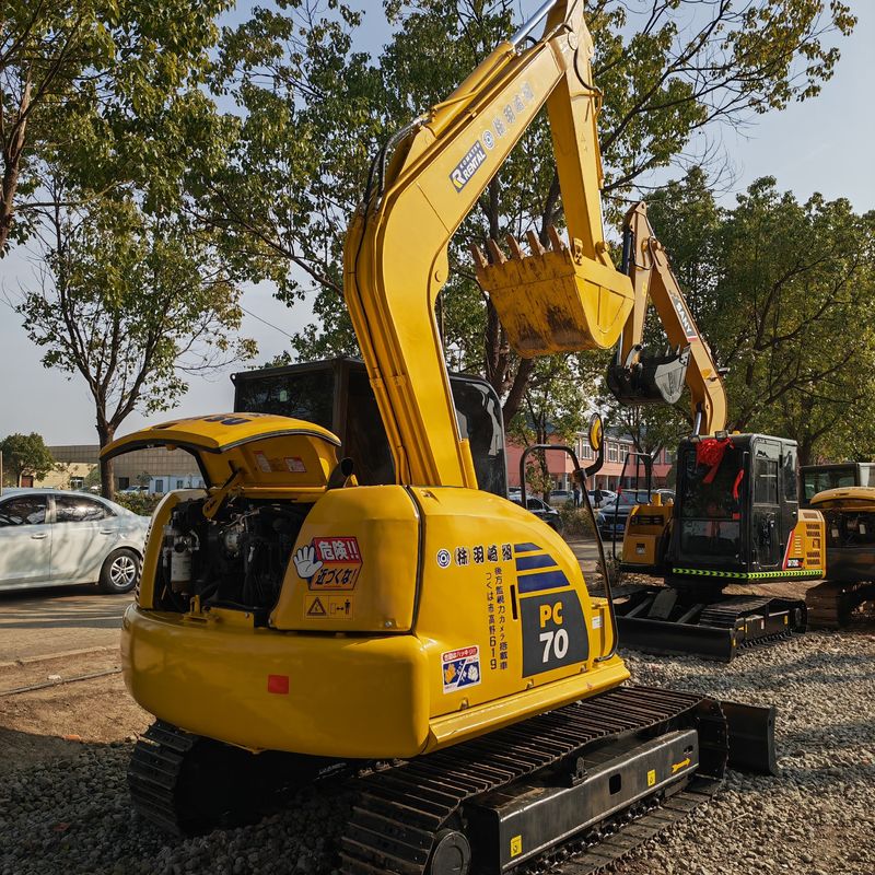 Низкий рабочий день использованный экскаватор komatsu pc70-8/высокомощный использованный экскаватор Komatsu pc70-8