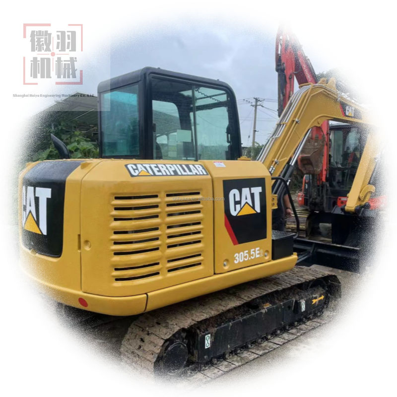 Новая модель Использованный экскаватор CAT 305.5 CAT 305.5E2 мини экскаватор Для продажи