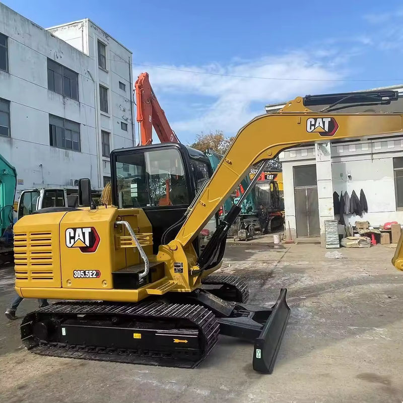 Небольшие часы Использованная гусеница Cat 305.5E Использованная 303 8tons 220 210dl Cat 306E Мини Использованный экскаватор
