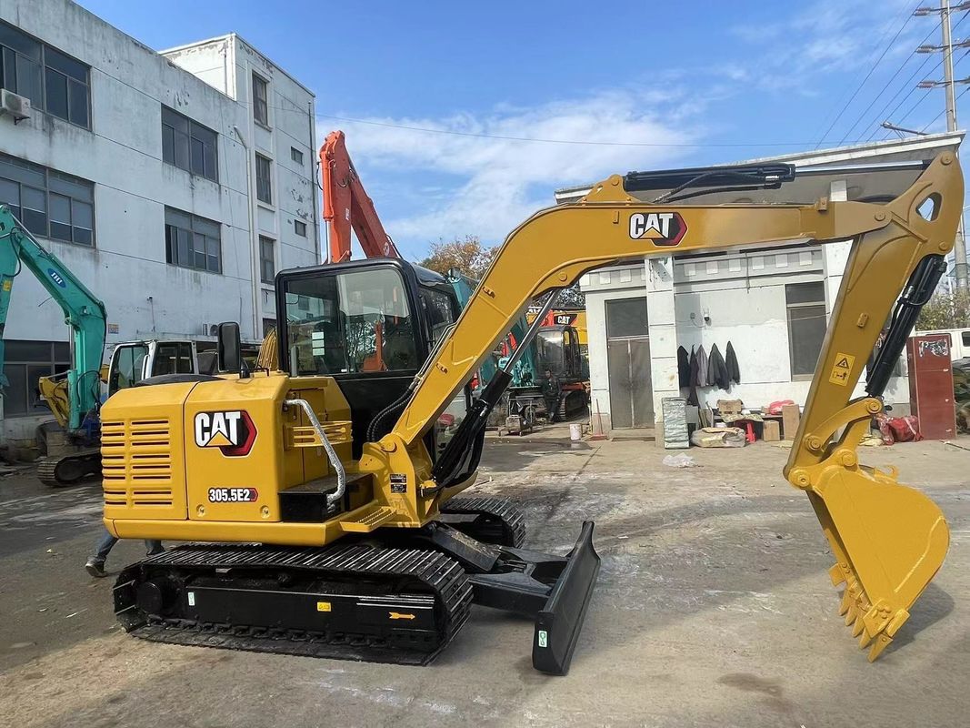 Небольшие часы Использованная гусеница Cat 305.5E Использованная 303 8tons 220 210dl Cat 306E Мини Использованный экскаватор