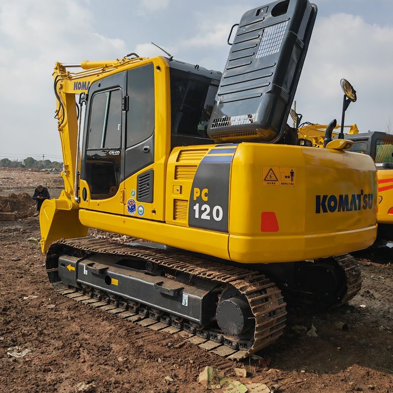 оригинальный цвет использованный экскаватор komatsu komatsu pc120/вторая рука низкая цена экскаватор komatsu pc120