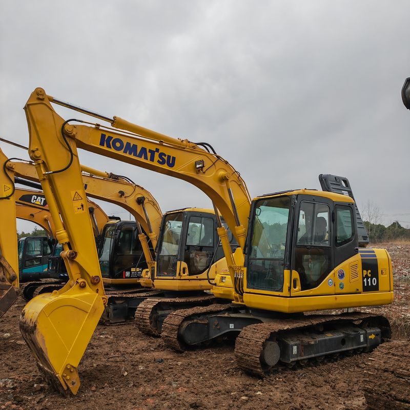 Оригинальный цвет использованный Komatsu pc110/Гидравлический экскаватор используемый komatsu pc110 в продаже