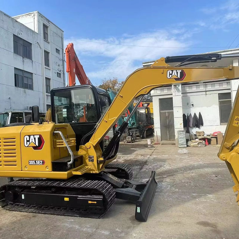 Подержанный экскаватор Caterpillar Cat 305.5E Used 303 8tons/ Cat 306E 308E 307.5 Mini Used Excavator