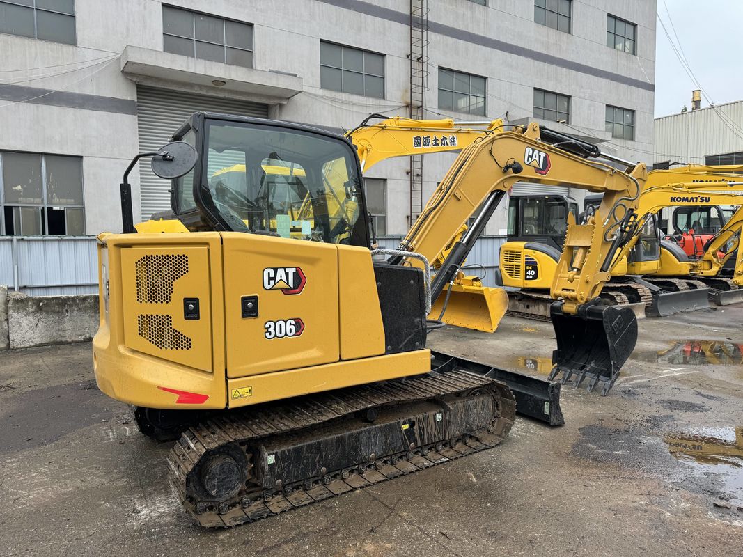 Экскаватор Использованный Caterpillar cat306 307.5 308 вторая рука Япония двигатель cat306 сертификат EPA