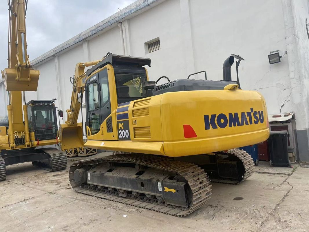 Использованный экскаватор ползучий использованный komatsu pc200/хорошее состояние с высокой мощностью подержанный экскаватор komatsu pc200 для продажи