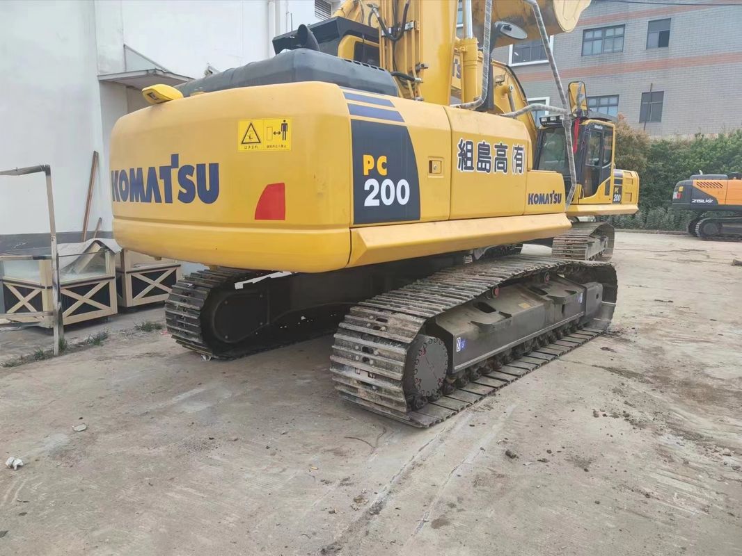 Использованный экскаватор ползучий использованный komatsu pc200/хорошее состояние с высокой мощностью подержанный экскаватор komatsu pc200 для продажи