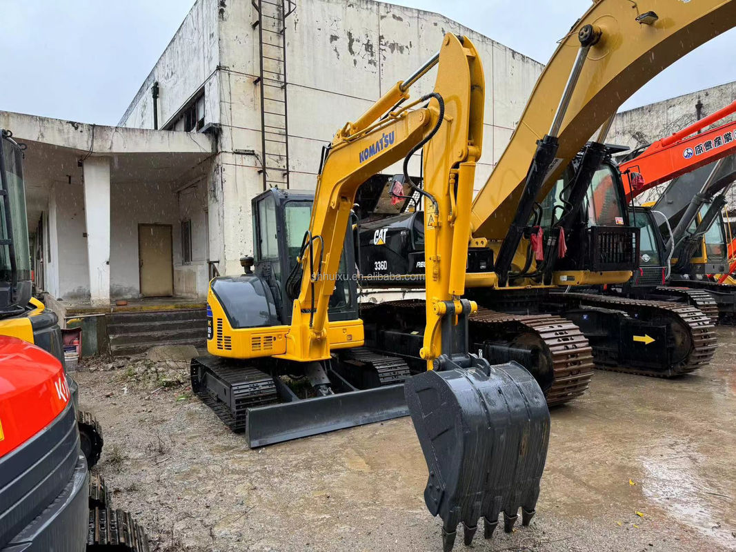 5.5тонный мини использованный экскаватор использованный komatsu pc55/дешевая цена высокое качество подержанный komatsu pc55 в продаже