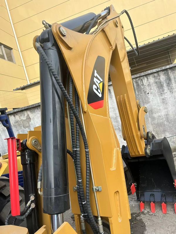 Использованный экскаватор Caterpillar CAT420F машина для покраски дорог/подержанный японский трактор дорожная техника двигатель в хорошем состоянии