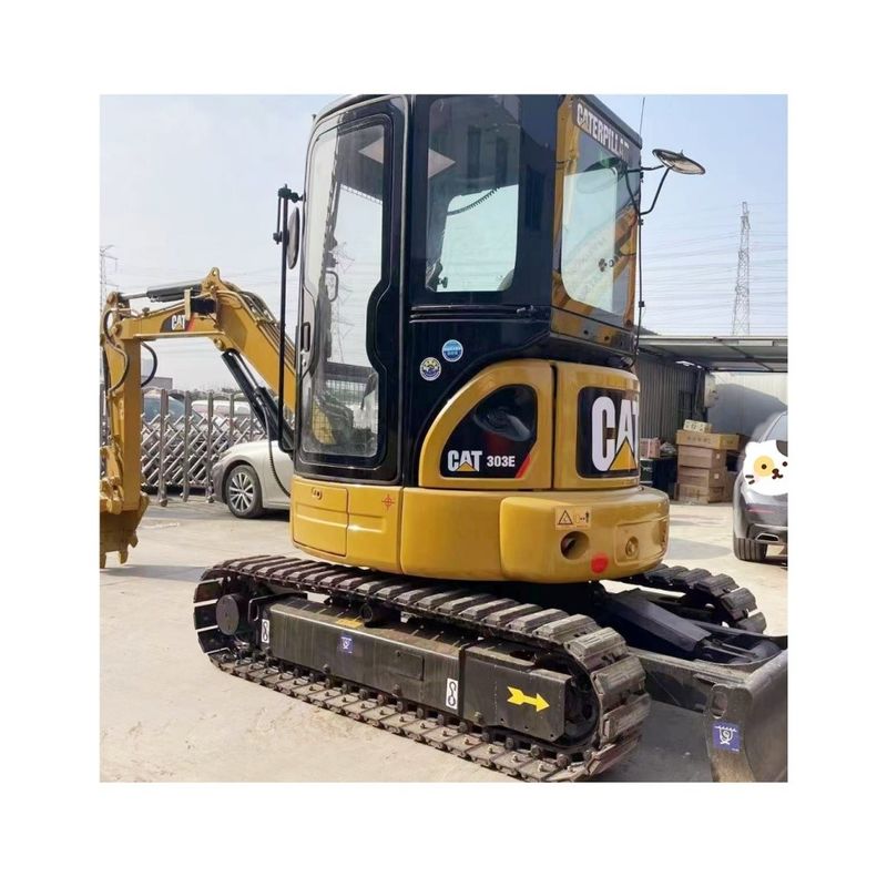 Подержанный экскаватор для кошек CAT 303E ползучий экскаватор мини-экскаваторы/CAT303E Машины для домашних хозяйств