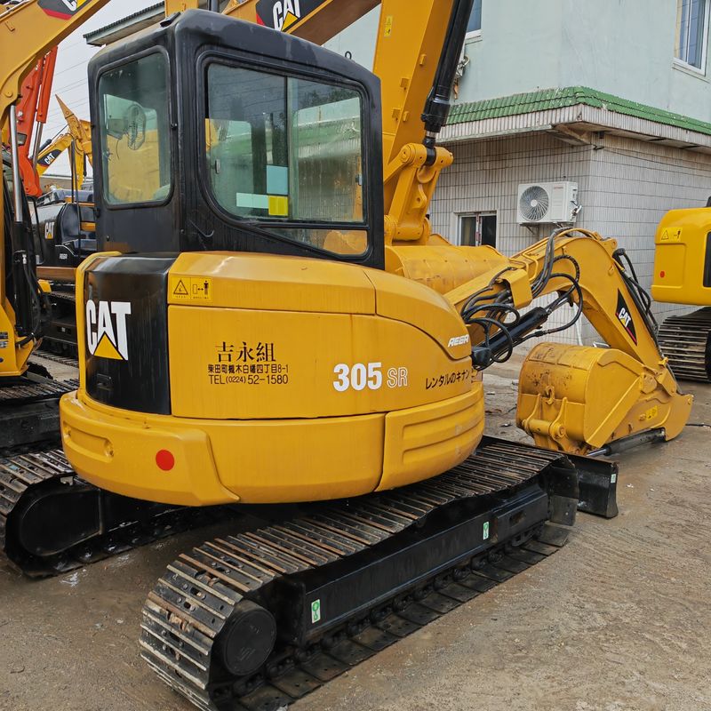 Использованные экскаваторы CAT CAT 305.5SR экскаваторы с ползучей ручкой /пополненные машины для строительства CAT 305SR 5T экскаваторы