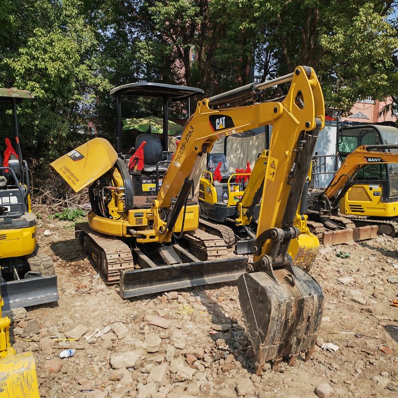 Подержанный экскаватор мини cat 303/вторая рука оригинальный двигатель cat 303 с дешевой ценой в продаже
