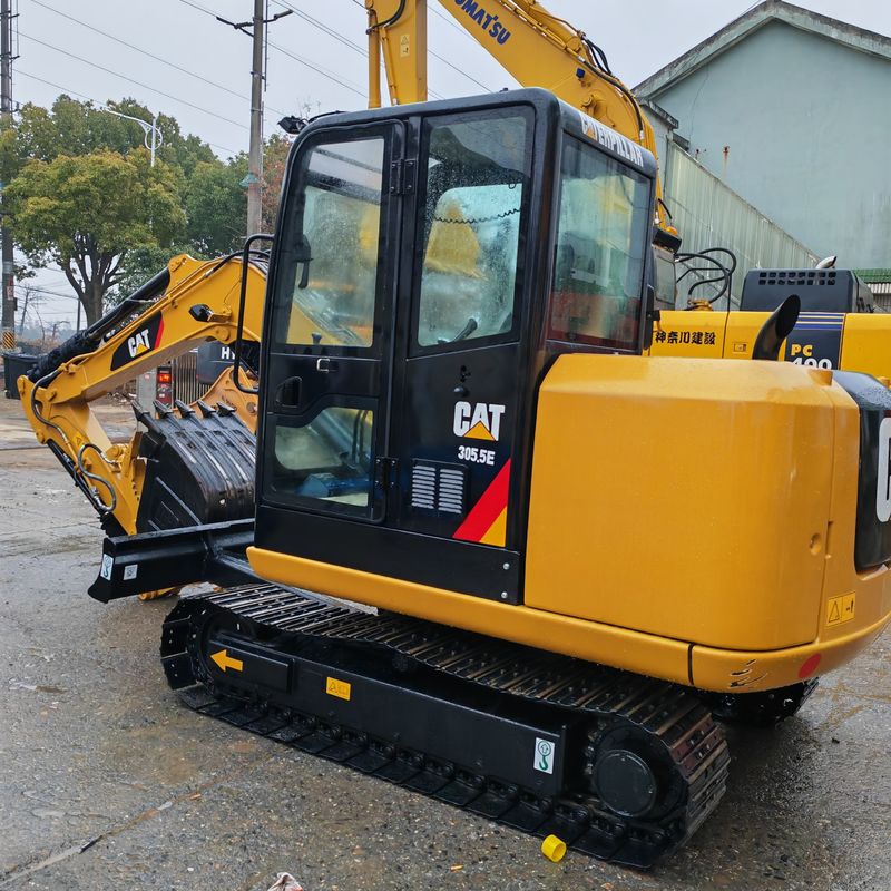 Подержанный мини экскаватор CAT 305.5E без хвоста Caterpillar 305.5 мини экскаватор низкая цена CAT302 CAT305.5 CAT306 CAT304 CAT305 в продаже