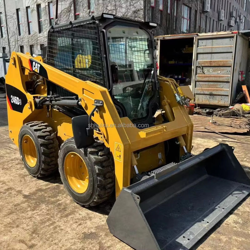 Использованная сдвижная машина CAT 246D3 Caterpillar колесный экскаватор Япония оригинальные колесные экскаваторы