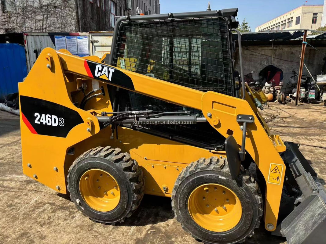 Использованная сдвижная машина CAT 246D3 Caterpillar колесный экскаватор Япония оригинальные колесные экскаваторы