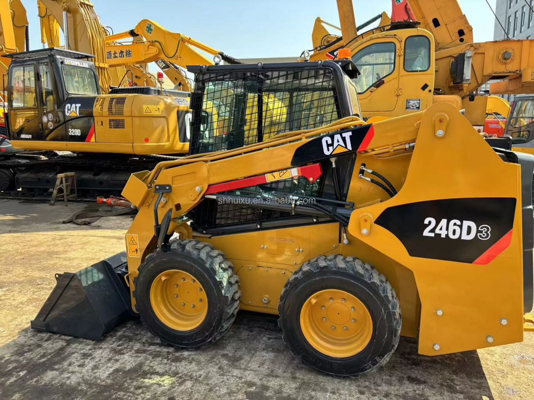 Caterpillar 246D Skid Steer Использованный Cat 246C Skid Steer Loader Подержанный Cat Loader