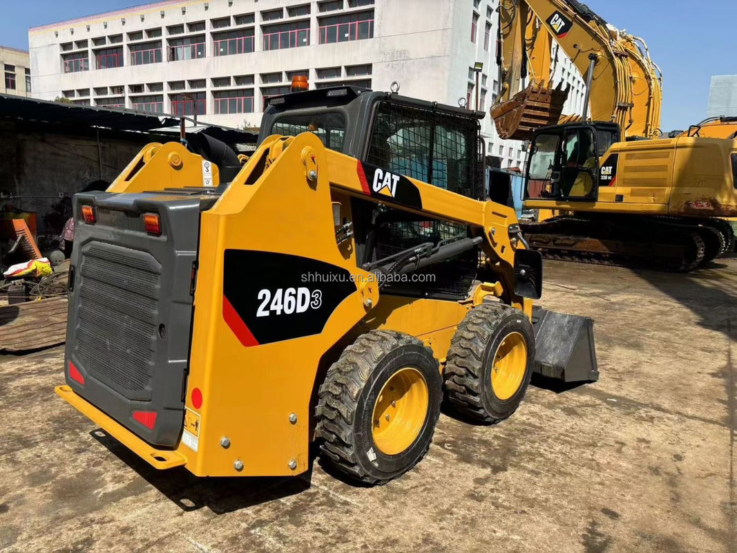 Caterpillar 246D Skid Steer Использованный Cat 246C Skid Steer Loader Подержанный Cat Loader