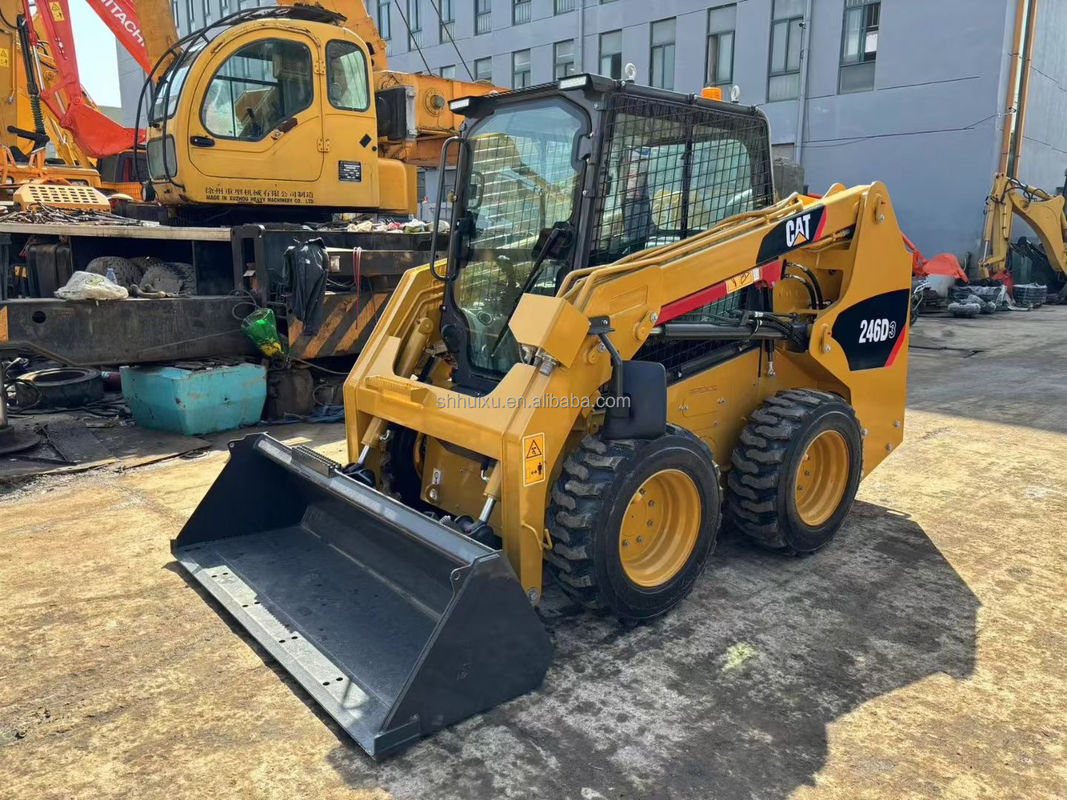 Caterpillar 246D Skid Steer Использованный Cat 246C Skid Steer Loader Подержанный Cat Loader