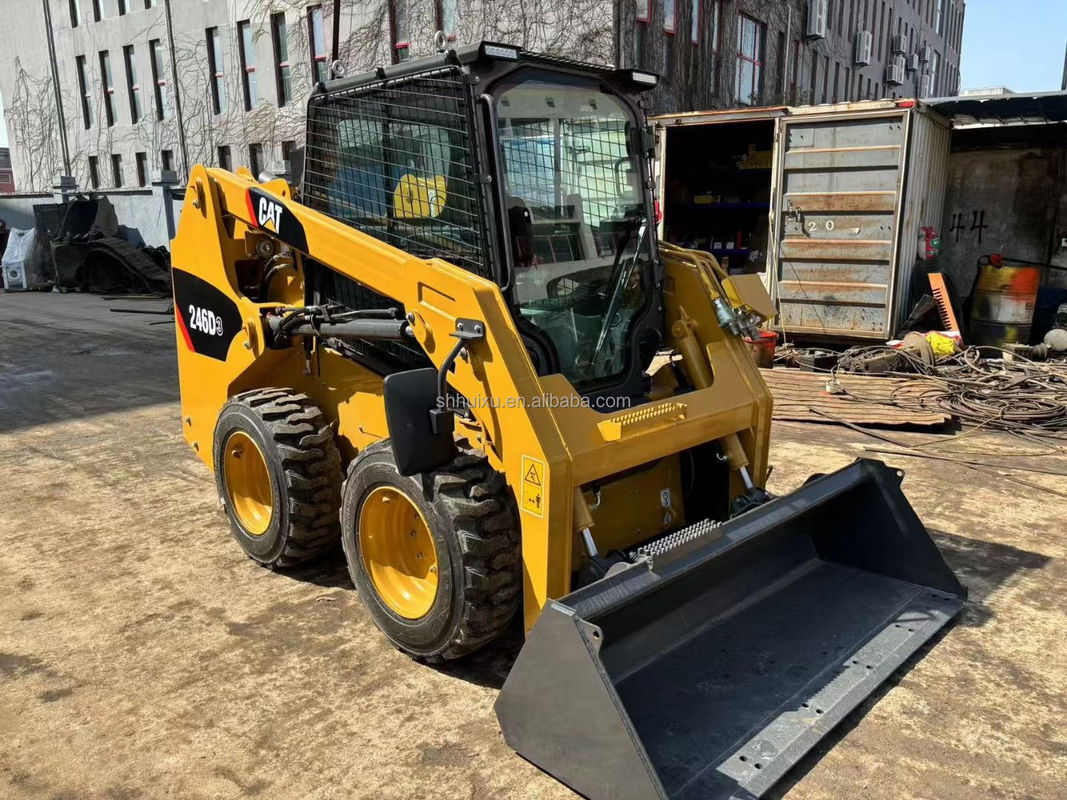 Caterpillar 246D Skid Steer Использованный Cat 246C Skid Steer Loader Подержанный Cat Loader