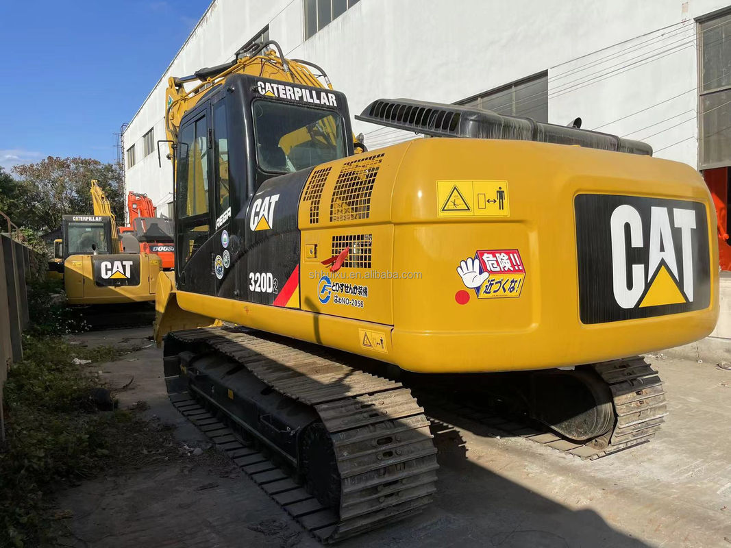 желтый цвет оригинальный экскаватор cat320d подержанный экскаватор cat320d в продаже по дешевой цене