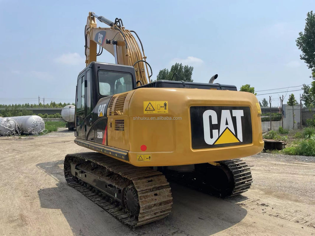 Оригинальная краска использованная экскаватор Cat 320d в Китае Шанхай подержанная Cat 320d для продажи