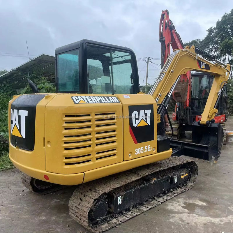 Китай дешевый экскаватор машина CAT 305,5E2 5T мини экскаваторы подержанные строительство экскаватор