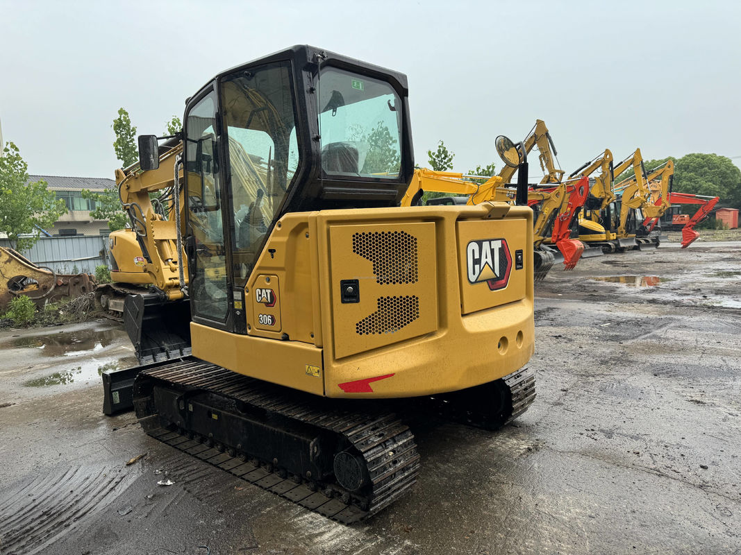 Подержанный мини экскаватор cat306 cat306E2 cat307 ползучая машина подержанная небольшая экскаваторная машина cat306 cat306E2 cat307