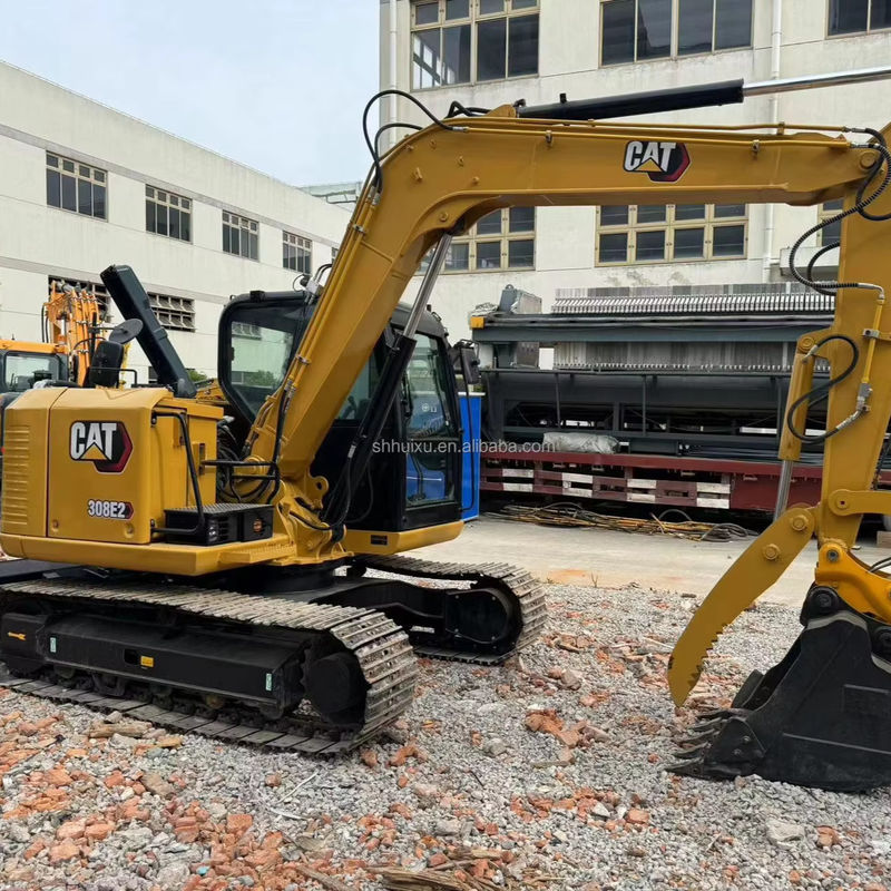 Подержанный экскаватор CAT308E 308E2 Дешевый мини гидравлический экскаватор CAT308E подержанный CAT308 с хорошим качеством