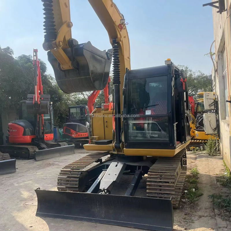 CAT 307 307E 307.5 Использованная экскаваторная машина Cat307e 7-тонная кралерная экскаваторная машина