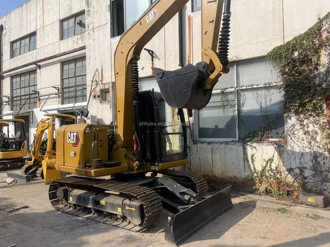 CAT 307 307E 307.5 Использованная экскаваторная машина Cat307e 7-тонная кралерная экскаваторная машина