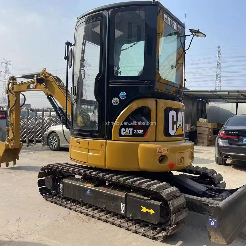 Подержанный Cat 303E вторая рука Mini Cat 303 с высокой производительностью 0,38 м3 емкостью ведра